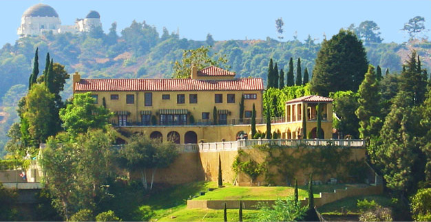 The Villa Sophia, Los Angeles accommodations near Griffith Park Observatory and Greek Theater